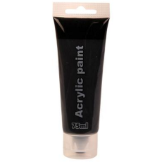 Black Acrylic Paint 75ml